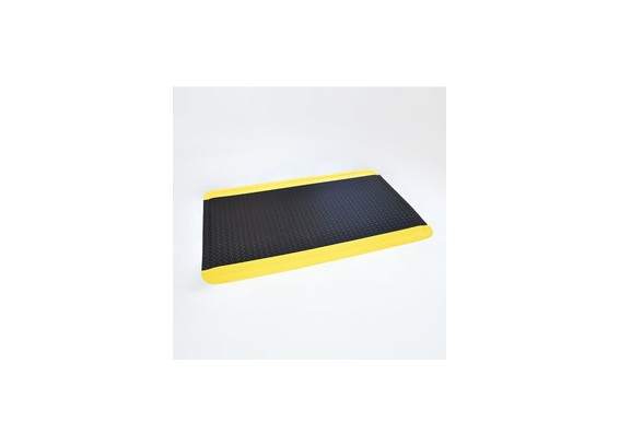 Tapis Anti-Fatigue Haute Performance Noir et Jaune