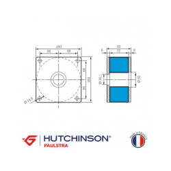 Supports Paulstra 534501 FT134