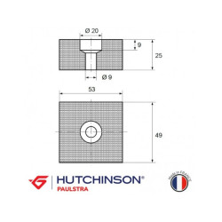 SUPPORTS ANTIVIBRATOIRE FTVI786