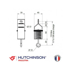 SUPPORTS ANTIVIBRATOIRE FT101