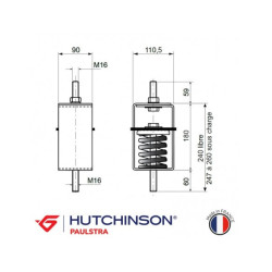 SUPPORTS ANTIVIBRATOIRE FT101